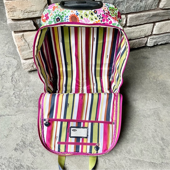 BRIGHTON Weekender Carry On Luggage travel bag suitcase rolling telescope handle - Picture 7 of 16